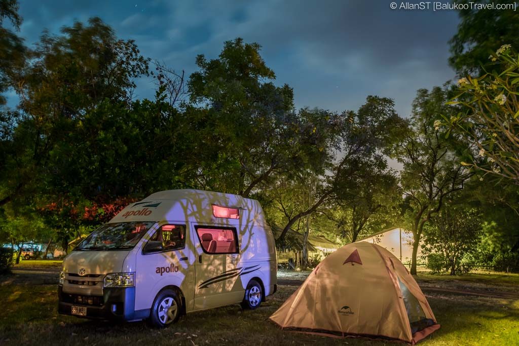 Camping at Kakadu Lodge, Jabiru Town (Kakadu National Park)