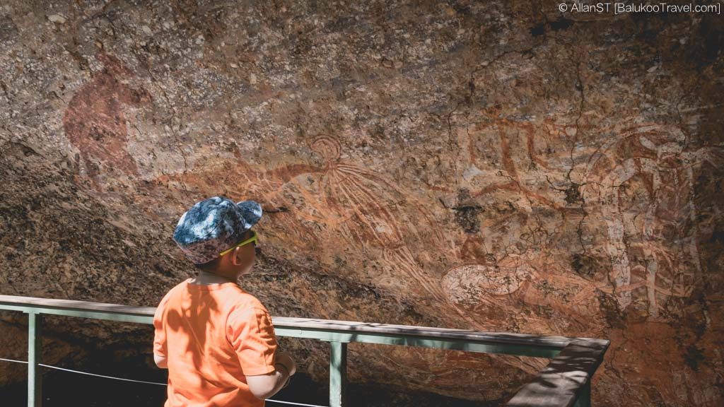 Observing rock art at Anbangbang Rock Shelter