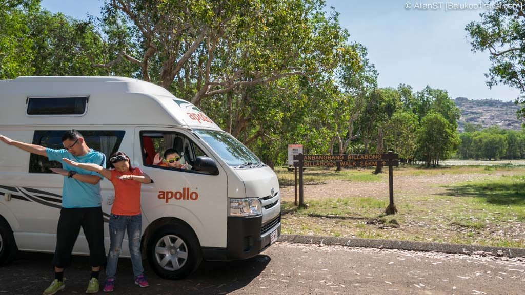 Our rented 2WD Campervan (Kakadu National Park)