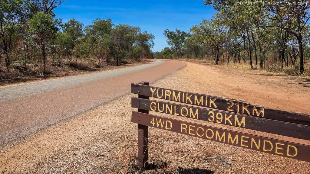 Access to Gunlom Falls is only via 4WD