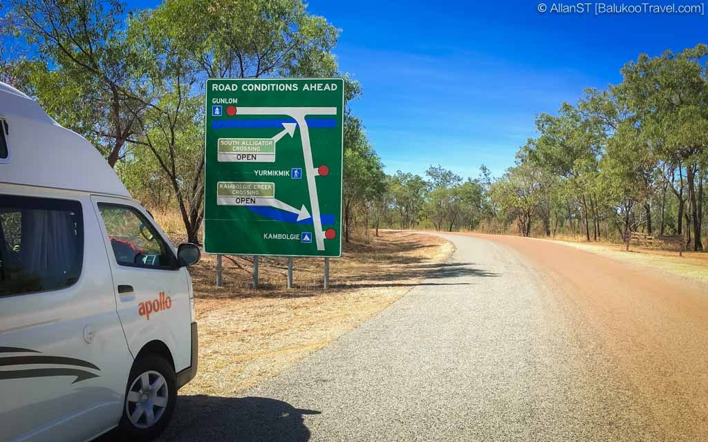 Access to Gunlom Falls is only via 4WD (Kakadu National Park)