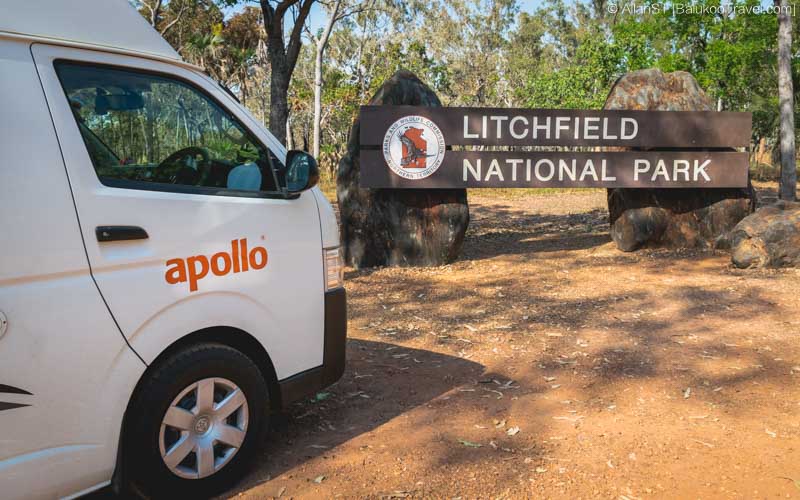 Entrance to Litchfield National Park