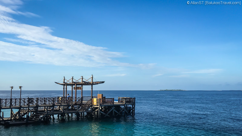 Main jetty at The Reef Resort, Mataking Island Main jetty at The Reef Resort, Mataking Island