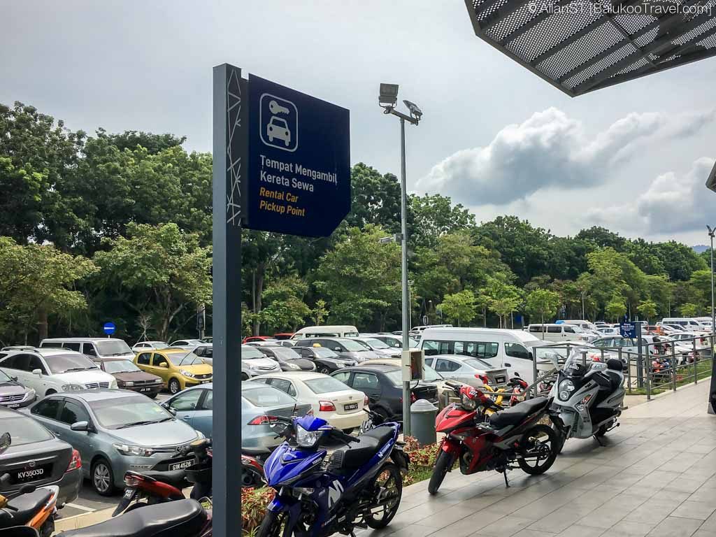 Collect your car at this waiting area outside the airport Collect your car at this waiting area outside the airport
