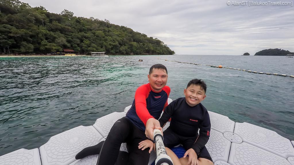 Snorkelling area at Pulau Payar