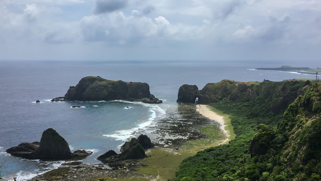 Pekingese Dog Rock (哈巴狗岩) (left) and Sleeping Beauty Rock (睡美人岩) (right)
