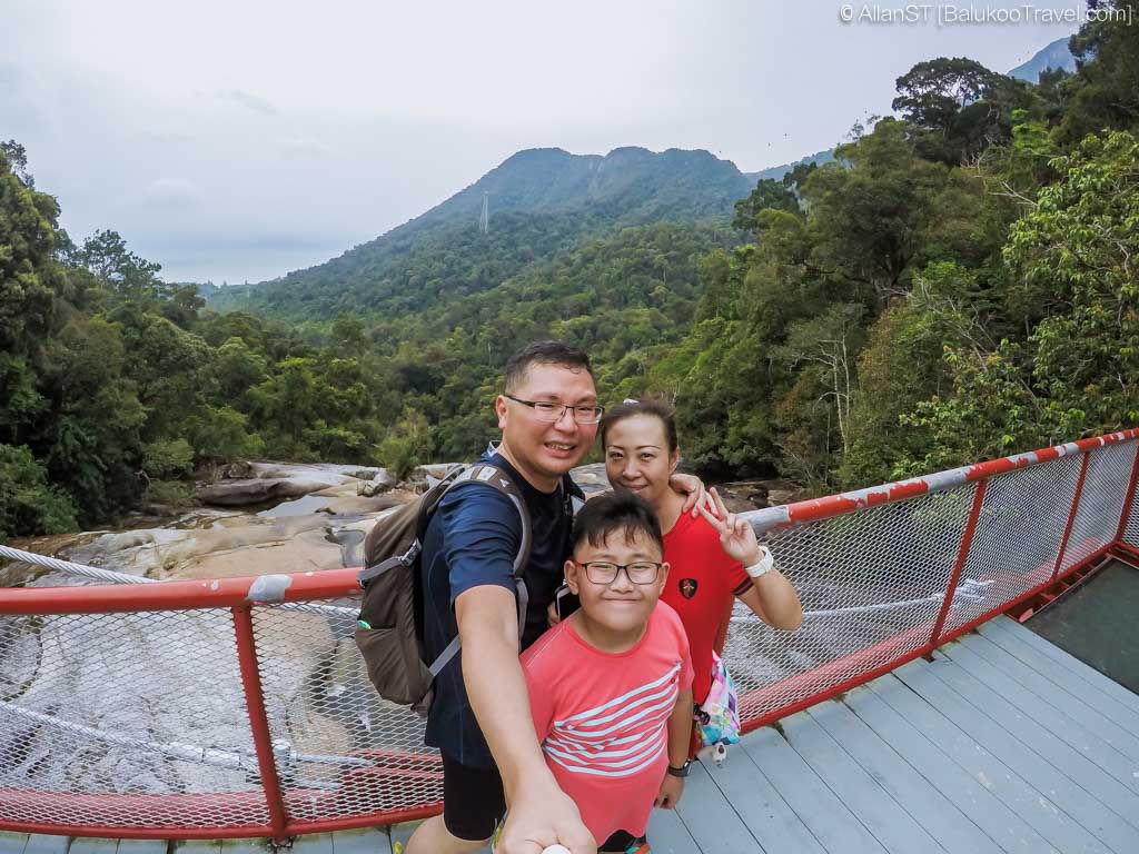 Viewing platform at Seven Wells (top of waterfall)
