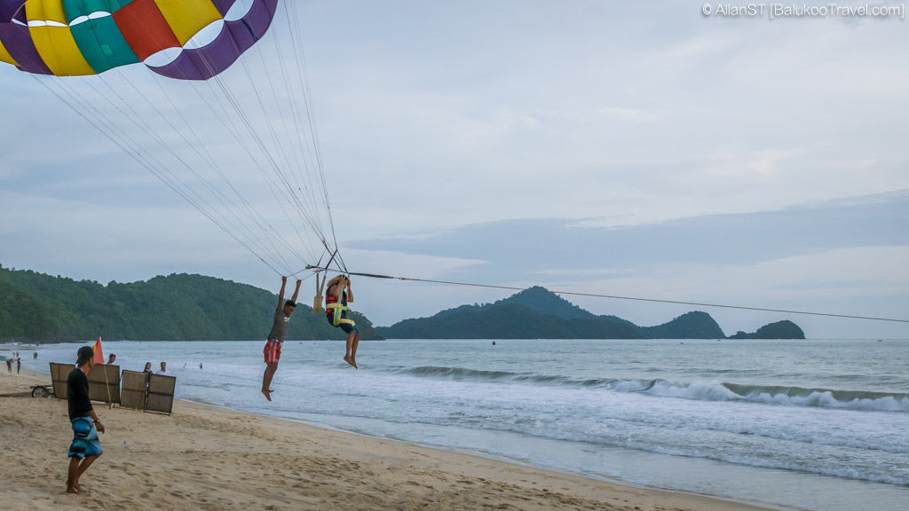 Parasailing on Tengah Beach, Langkawi