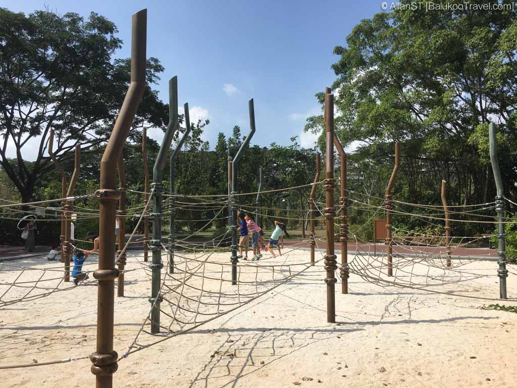 One of the 13 nature-inspired play-zones at Forest Ramble