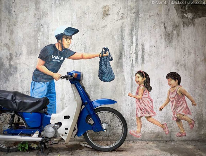 Uber Eats Delivery, Ipoh old town, Malaysia Uber Eats Delivery, Ipoh old town, Malaysia