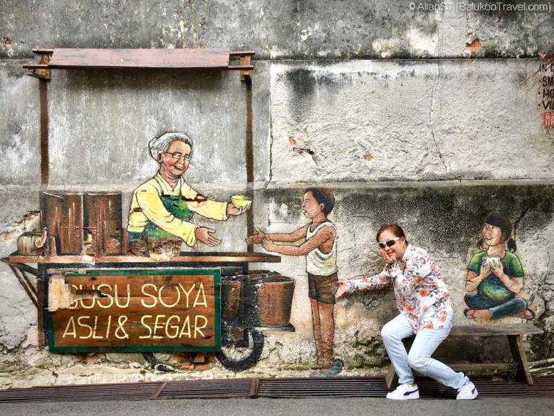 Old Soy Milk Stall, Penang Street Art (George Town, Penang, Malaysia) 