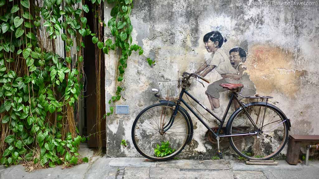 Kids on Bicycle, Penang Street Art Kids on Bicycle, Penang Street Art