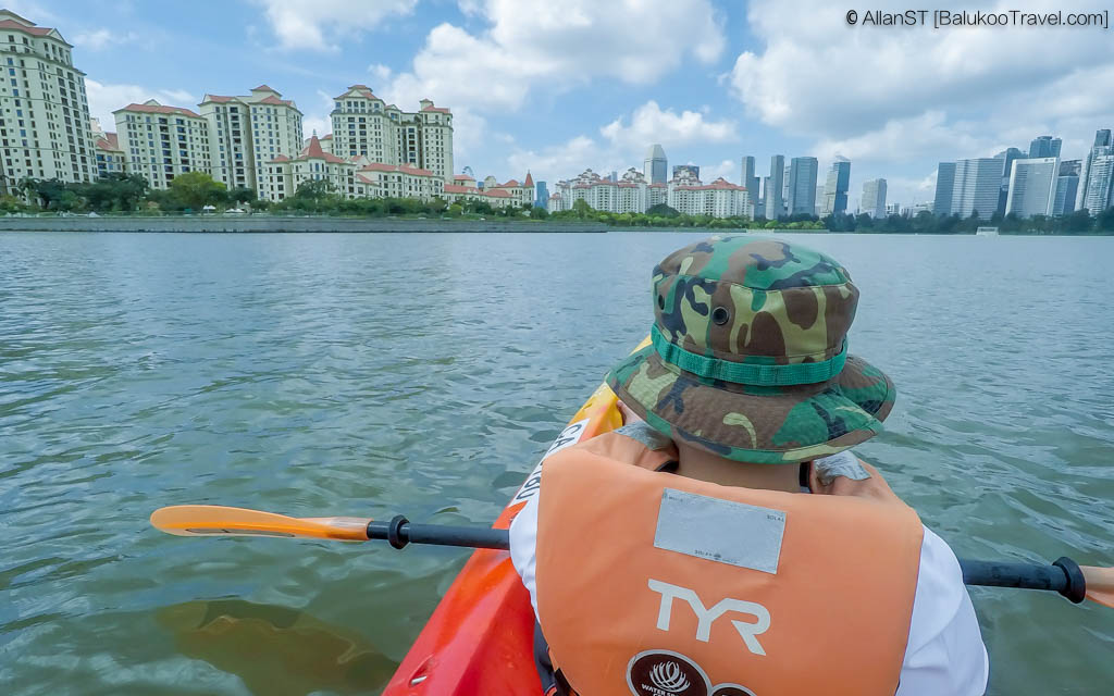 Kayaking at Singapore Sports Hub