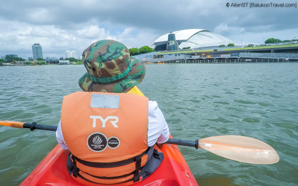 Kayaking at Singapore Sports Hub