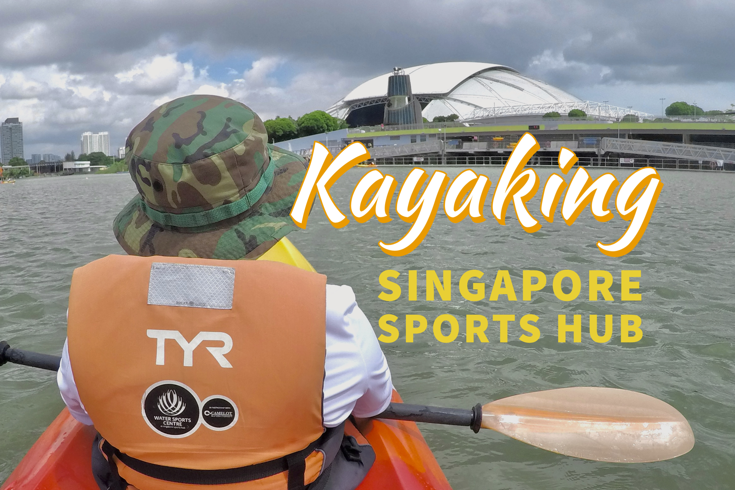 Kayaking at Singapore Sports Hub