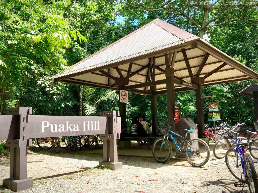 Resting hut next to Puaka Hill's track