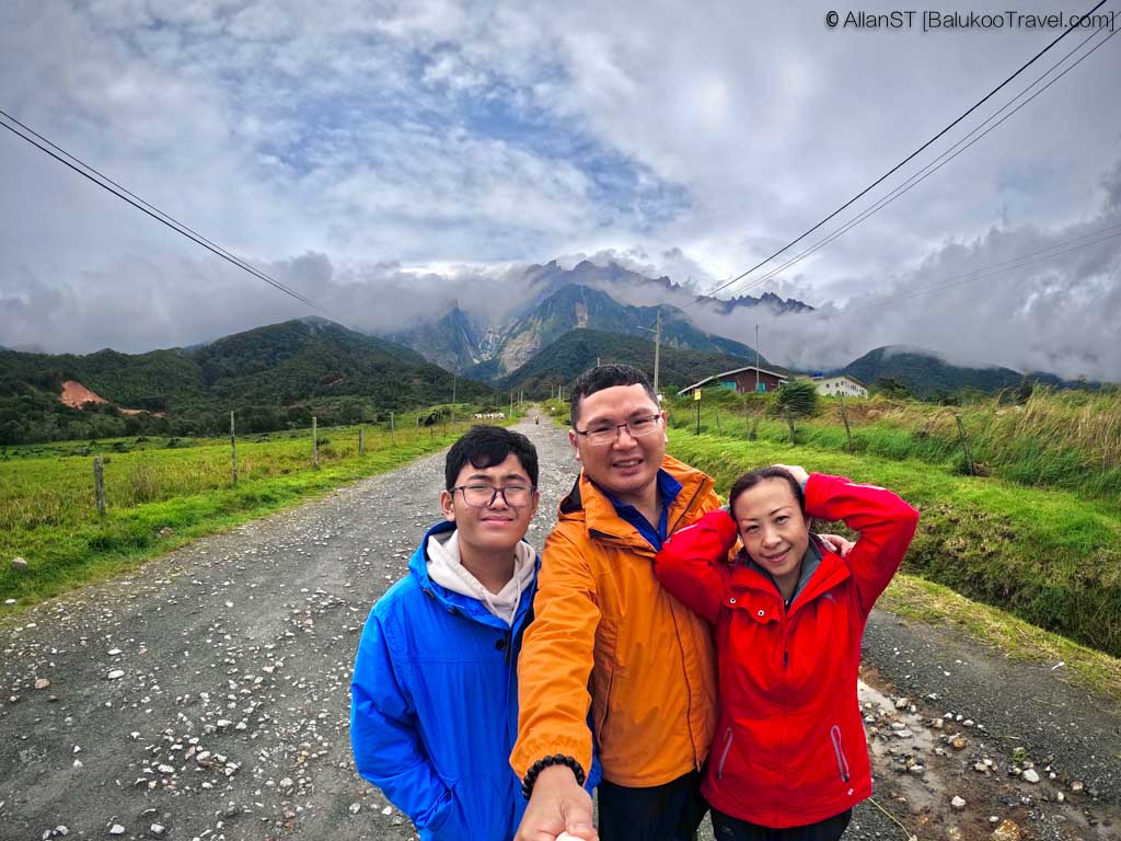 Mount Kinabalu as viewed from Desa Dairy Farm (Kundasang)