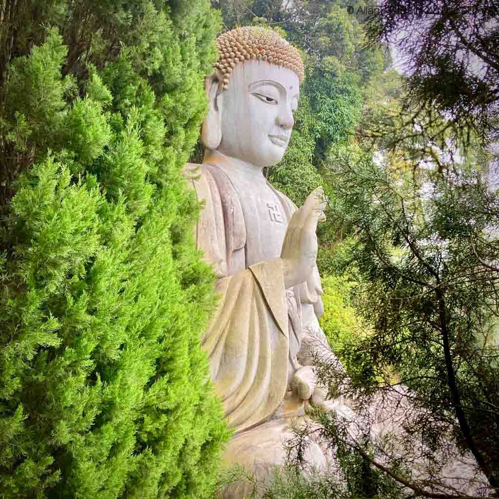 Statue of Buddha at Chin Swee Caves Temple.