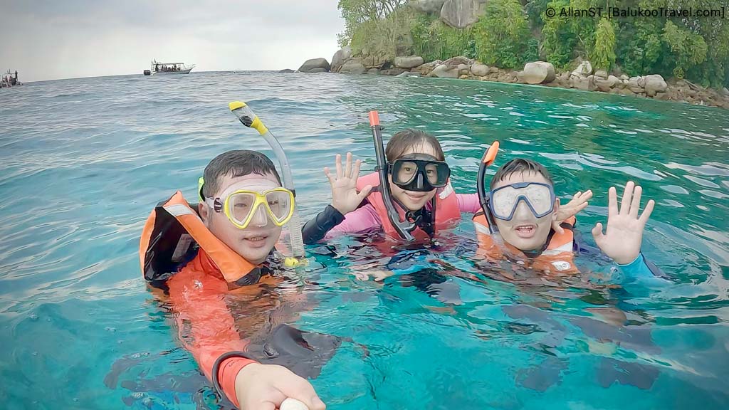 Our stay includes a snorkelling trip to Renggis Island (just off Tioman island)