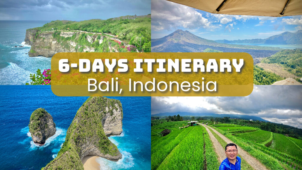 6 days bali itinerary