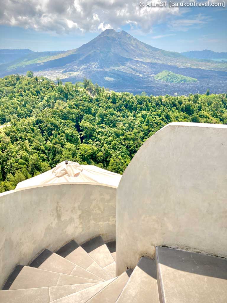 Mount Batur as viewed from Kintamani (Bali)