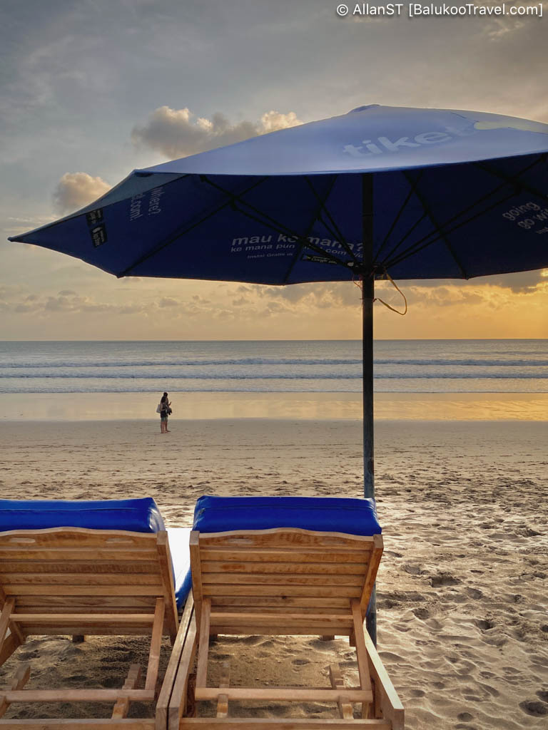 Sunset on Seminyak Beach, Bali