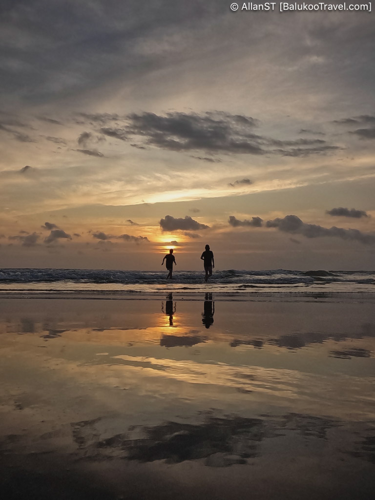 Sunset on Seminyak Beach, Bali