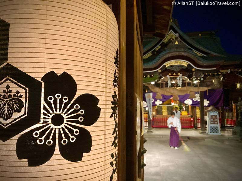 Located in the heart of Fukuoka city, this Shinto shrine was built in 757 Located in the heart of Fukuoka city, this Shinto shrine was built in 757