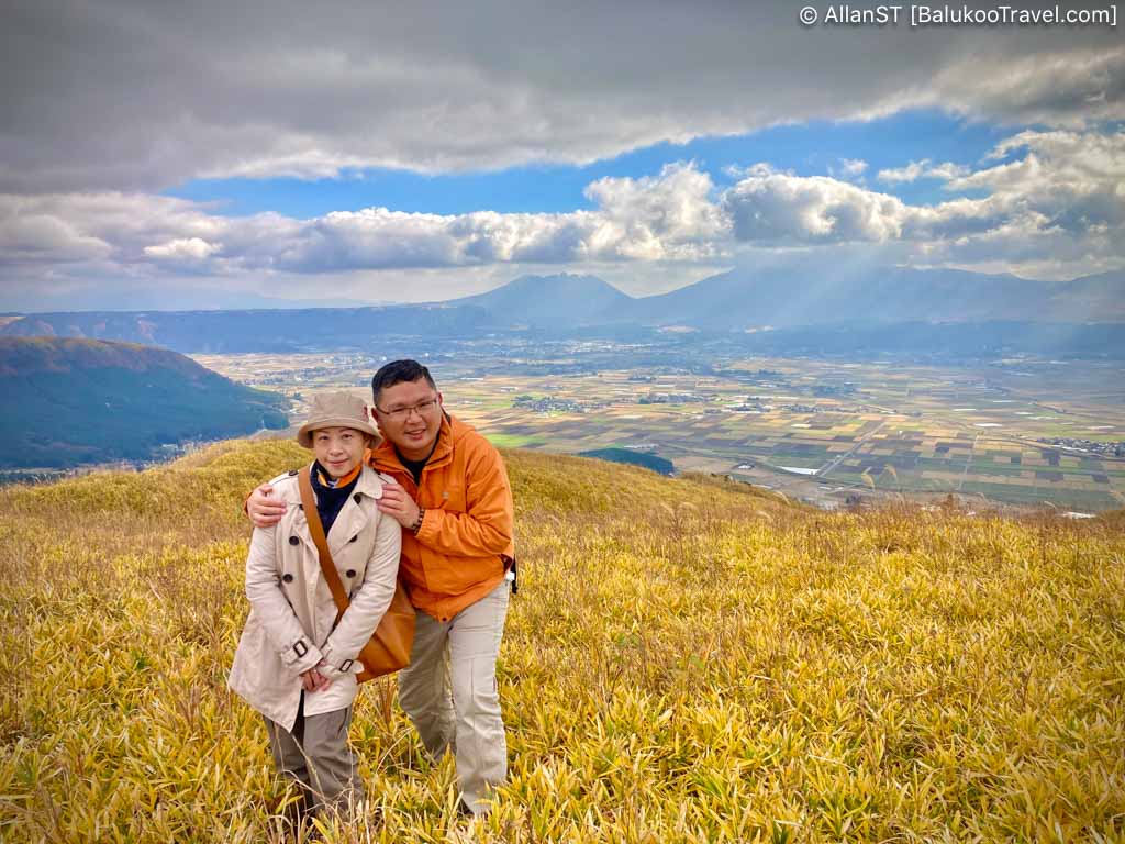 Mount Aso as viewed from Daikanbō Lookout (Kyushu, Japan)