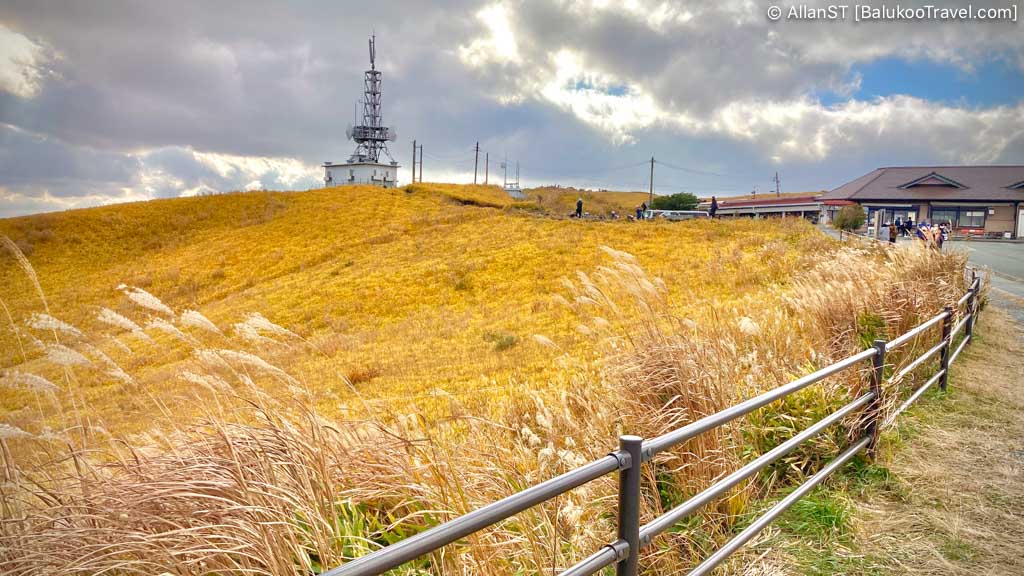 It is a popular destination for tourists and photographers, offering one of the best spots to appreciate the grandeur of Aso's volcanic terrain. (Daikanbō Lookout, Mount Aso)