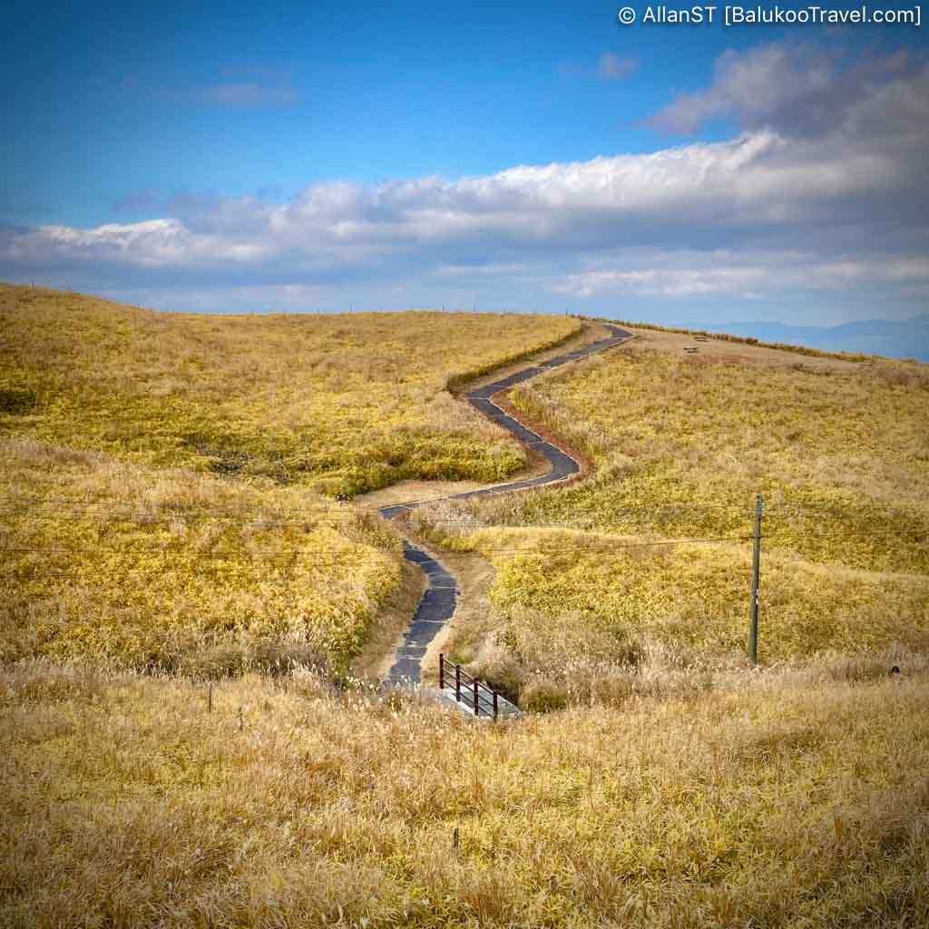 Hands down the MOST scenic point in our Kyushu road trip! (Daikanbō Lookout, Mount Aso)