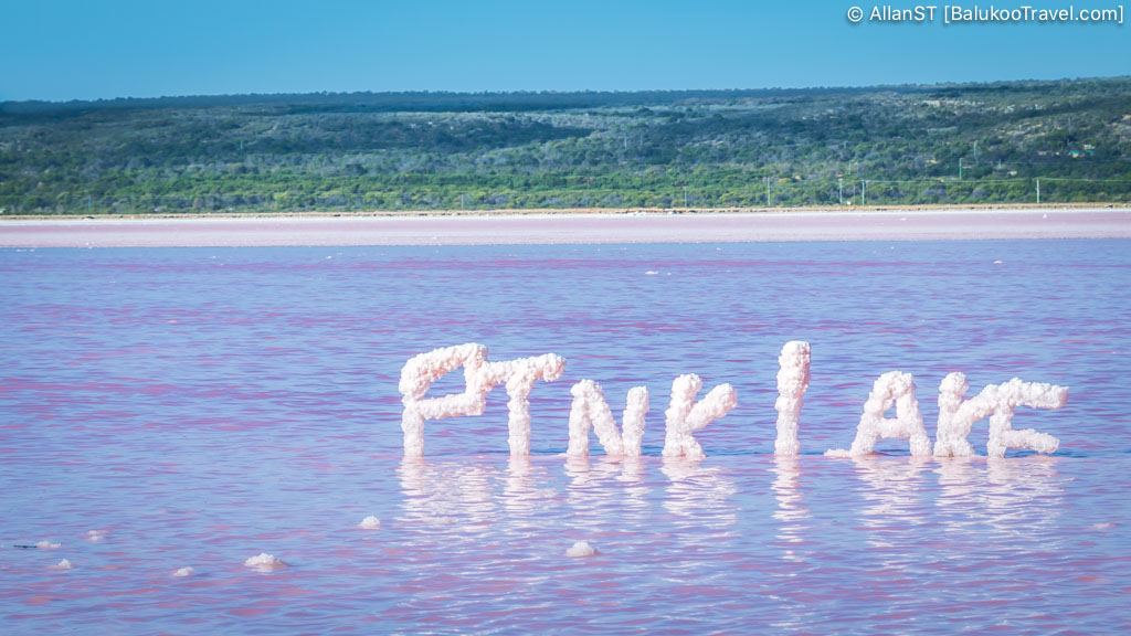 Pink Lake, Hutt Lagoon (Western Australia)