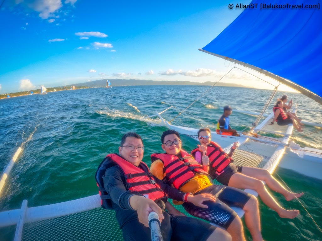 Paraw Sailing Sunset Cruise. One of the must-do activity on Boracay.