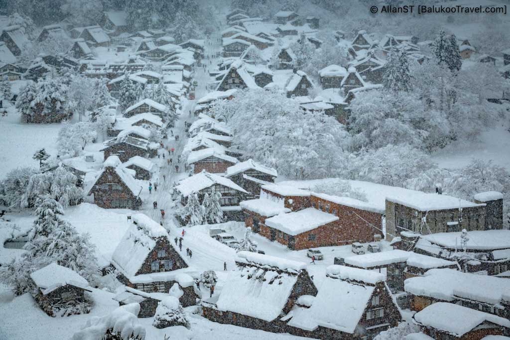 Shirakawa-go as viewed from Ogimachi Castle Observation Deck Shirakawa-go as viewed from Ogimachi Castle Observation Deck