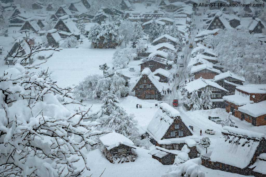 Shirakawa-go as viewed from Ogimachi Castle Observation Deck Shirakawa-go as viewed from Ogimachi Castle Observation Deck