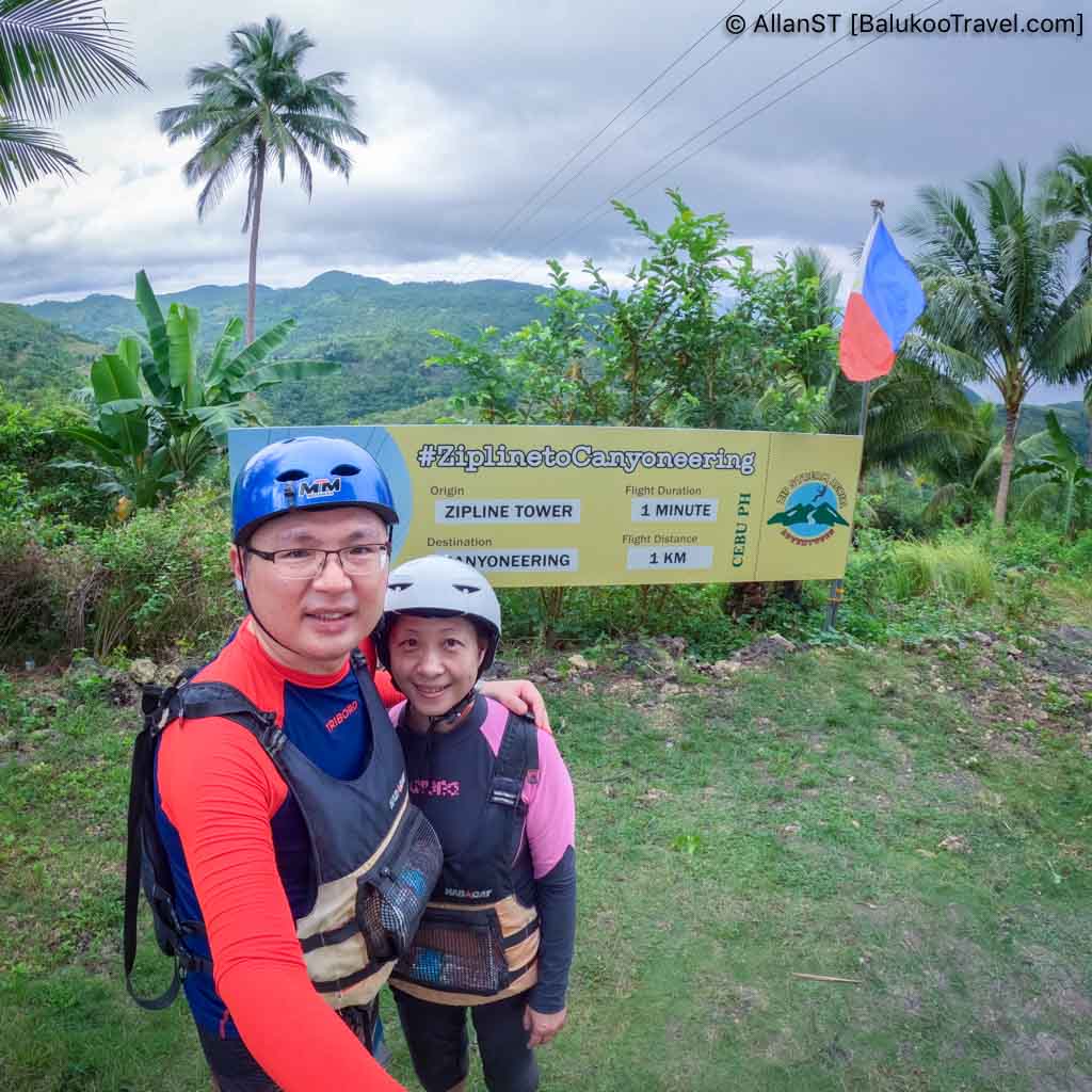 Zipline to the start of the route