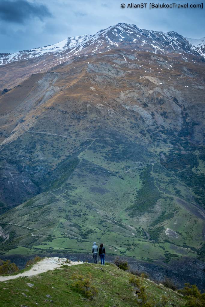 Scenic Lookout along Crown Range Road