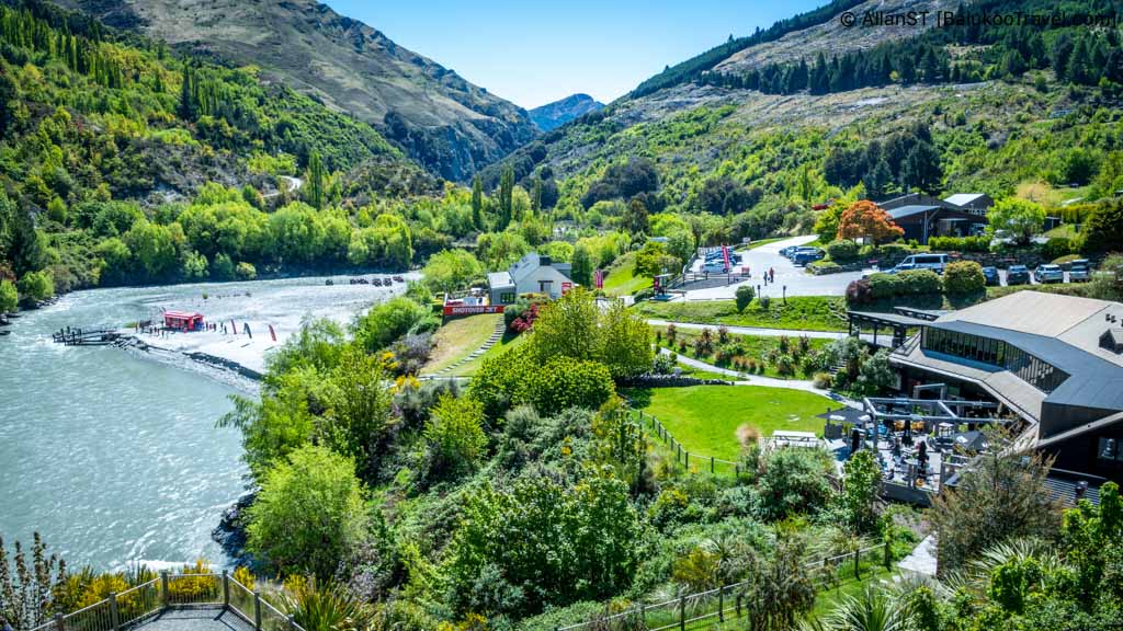 Shotover River is a striking New Zealand gem known for its crystal-clear waters and steep canyon walls.