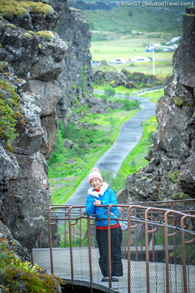 Thingvellir National Park. The UNESCO World Heritage Site lies in a rift valley where the North American and Eurasian tectonic plates meet.