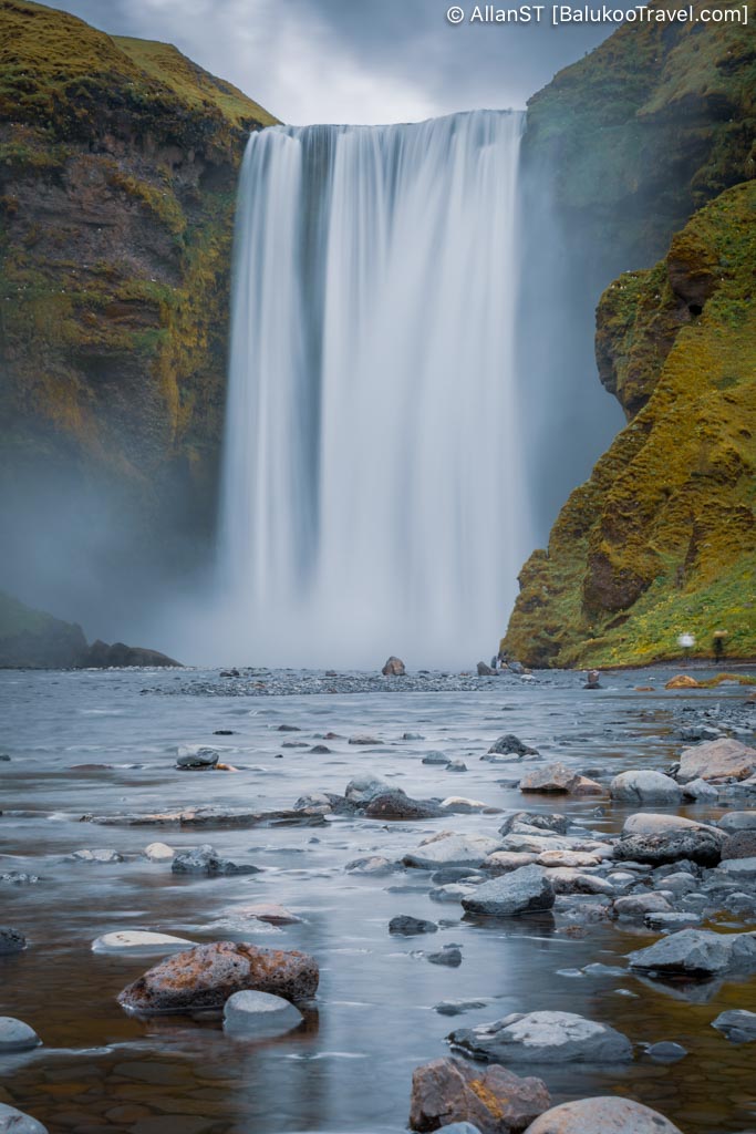 One of Iceland’s largest and most iconic waterfalls, Skógafoss