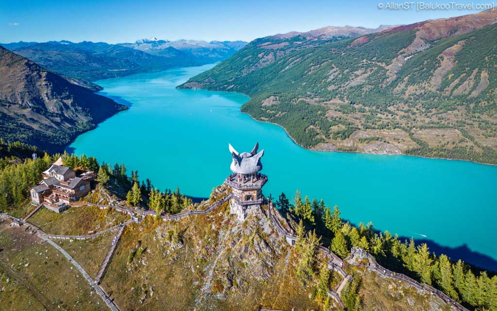 Fish Viewing Tower 观鱼台, Kanas Xinjiang 喀纳斯