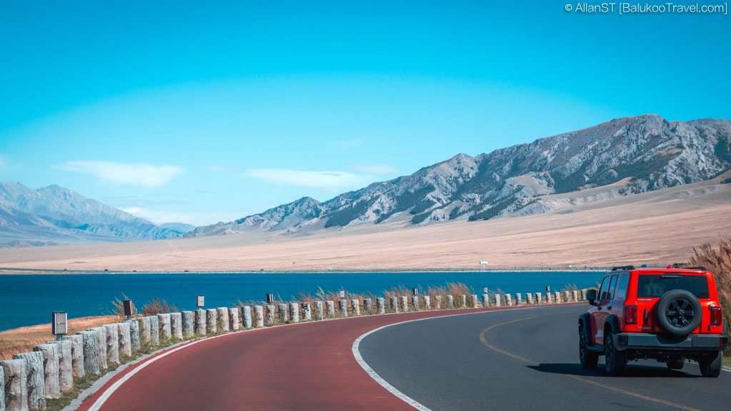 The best way to experience Sayram Lake is to drive the full scenic loop around the lake.