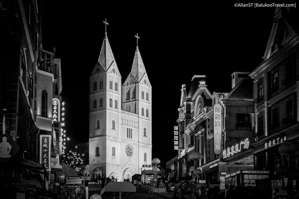 St. Michael’s Cathedral, one of the city’s most recognizable churches, reflecting Qingdao’s European architectural heritage.