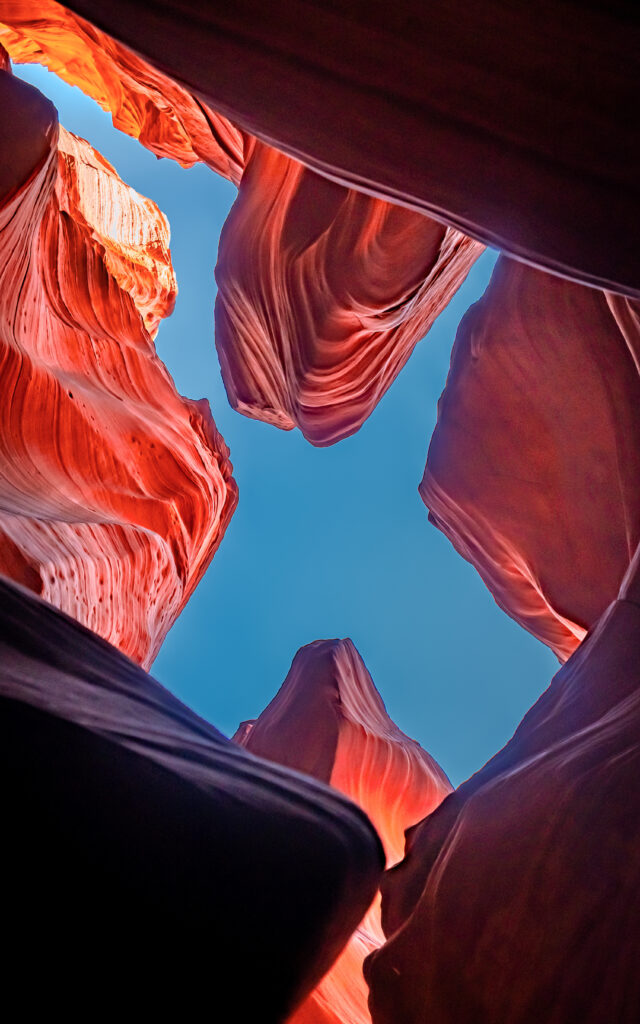 The "X" which gave the canyon its name: Canyon X