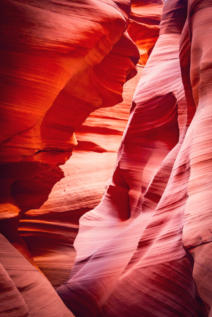 Page is famous for Upper and Lower Antelope Canyon, but we chose Canyon X instead. The reason was mainly crowding. 