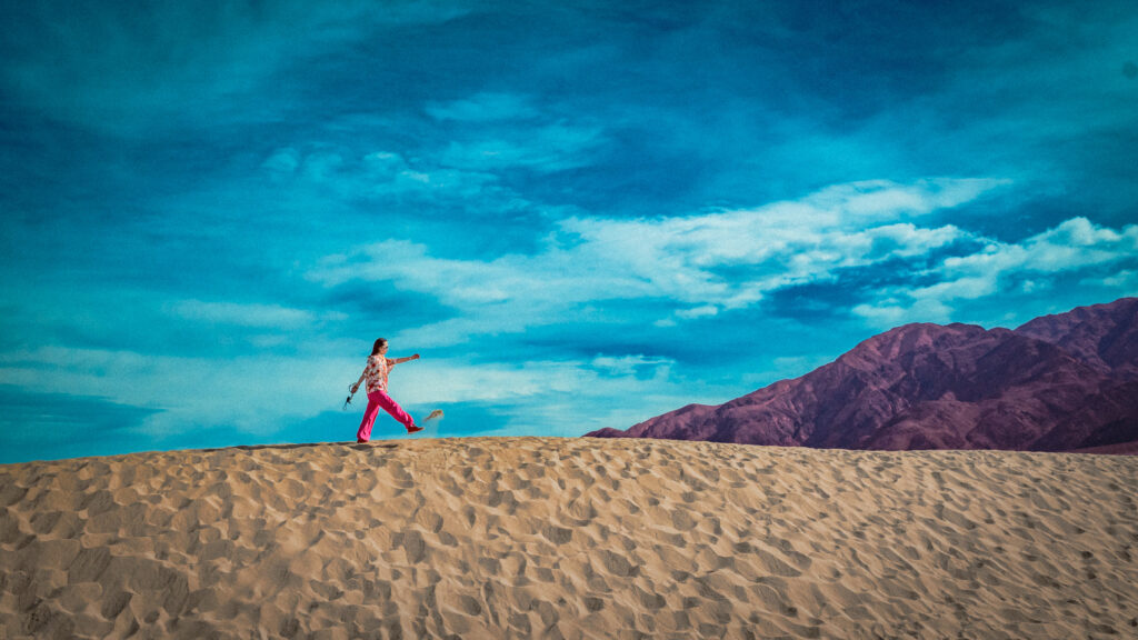 Stunning views at Mesquite Flat Sand Dunes, Death Valley: USA Southwest Road Trip Itinerary